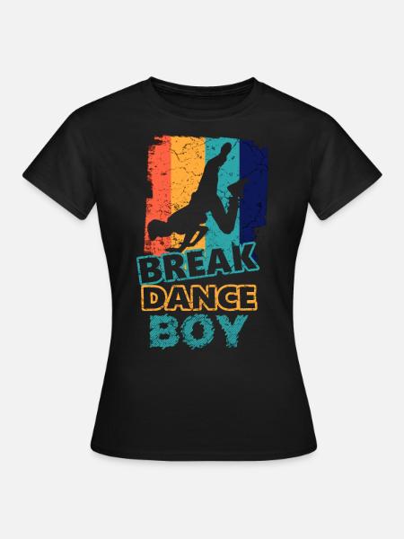 Breakdance Jeunes Breakdancers Danse - T-shirt Femme - noir