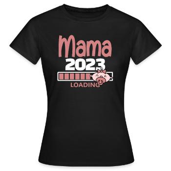 Mama 2023 - Frauen T-Shirt - Schwarz - Vorne - AI Model Female 172 dark (172cm)
