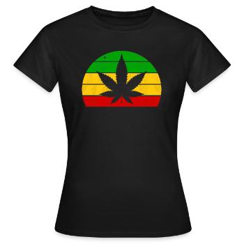 hemp - Women's T-Shirt - black - Front - AI Model Female 172 dark (172cm)