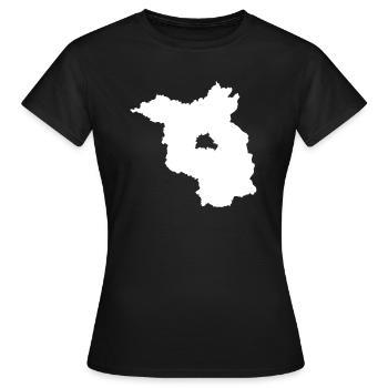 Brandenburg - Women's T-Shirt - black - Front - AI Model Female 172 dark (172cm)