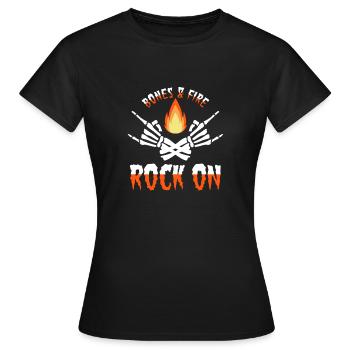 rocker - Women's T-Shirt - black - Front - AI Model Female 172 dark (172cm)