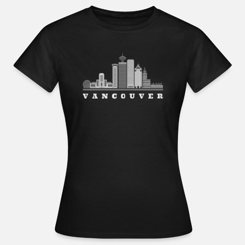 Vancouver Skyline Canada - Women's T-Shirt - black