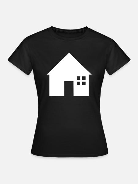 Haus - Frauen T-Shirt - Schwarz