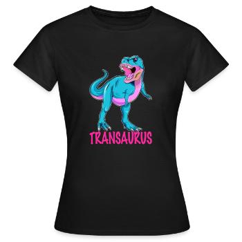 LGBTQ Transgender - Transgender - Frauen T-Shirt - Schwarz - Vorne - AI Model Female 172 dark (172cm)
