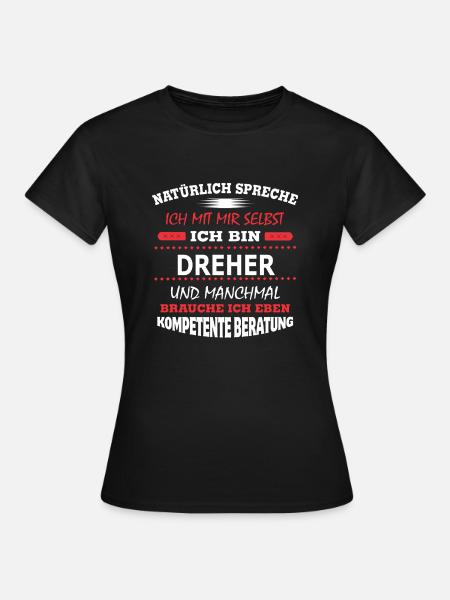 DREHER - Frauen T-Shirt - Schwarz