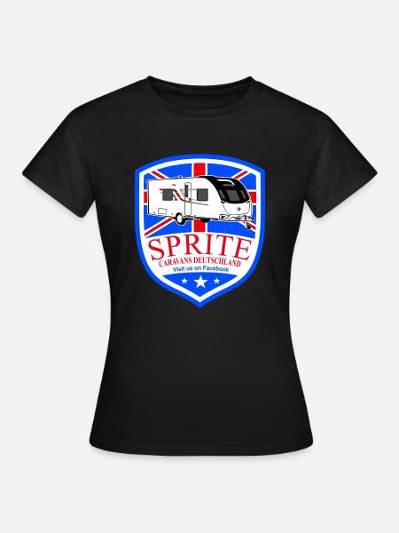 Sprite Caravan Deutschland - Frauen T-Shirt - Schwarz