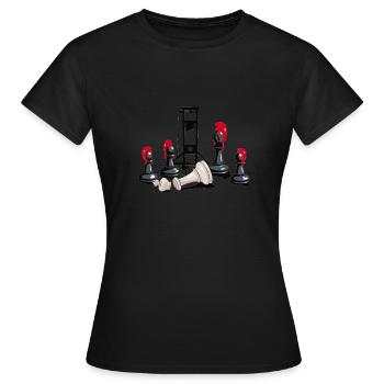 Checkmate - Women's T-Shirt - black - Front - AI Model Female 172 dark (172cm)