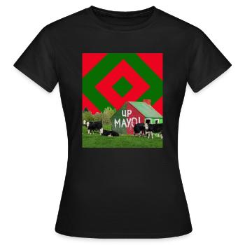 Mayo GAA - T-shirt Femme - noir - Devant - AI Model Female 172 dark (172cm)