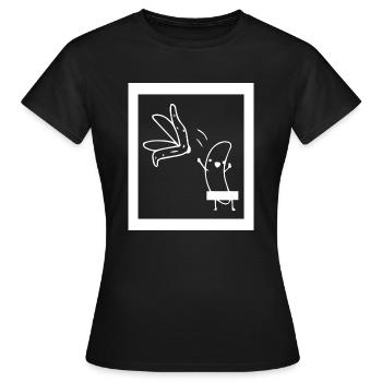 Fun Fun Funny - Women's T-Shirt - black - Front - AI Model Female 172 dark (172cm)