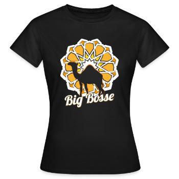 Big Bosse - T-shirt Femme - noir - Devant - AI Model Female 172 dark (172cm)