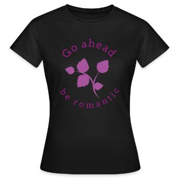 girlfriend - Women's T-Shirt - black - Front - AI Model Female 172 dark (172cm)