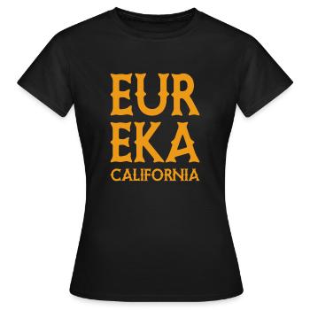 Eureka - Californie - États-Unis États-Unis États-Unis - T-shirt Femme - noir - Devant - AI Model Female 172 dark (172cm)