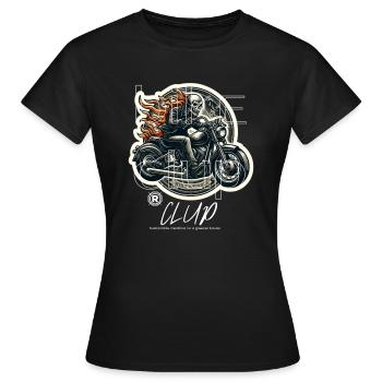 Couvercle de moto - T-shirt Femme - noir - Devant - AI Model Female 172 dark (172cm)