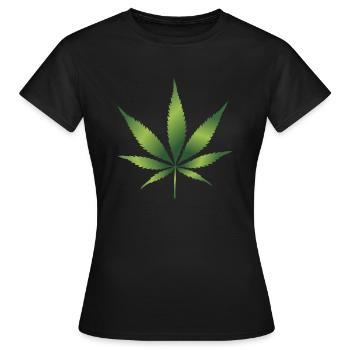 herbes thym romarin persil origan aneth - T-shirt Femme - noir - Devant - AI Model Female 172 dark (172cm)