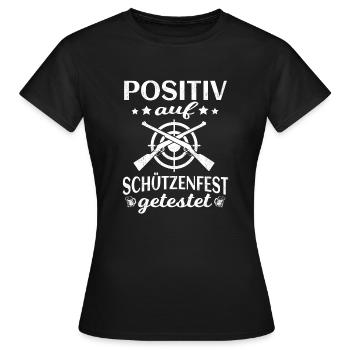 Sportschütze Schützenkönig Königskompanie - Frauen T-Shirt - Schwarz - Vorne - AI Model Female 172 dark (172cm)