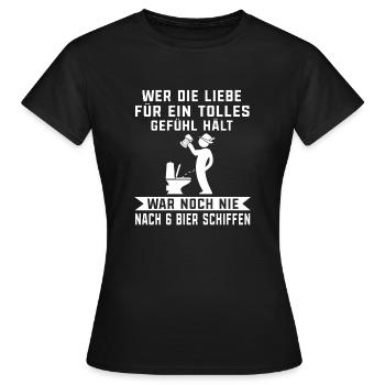 Mallorca Party Saufen Filmriss Biertrinker - Frauen T-Shirt - Schwarz - Vorne - AI Model Female 172 dark (172cm)