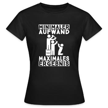 Maximales Ergebnis Filmriss Biertrinker lustige - Frauen T-Shirt - Schwarz - Vorne - AI Model Female 172 dark (172cm)
