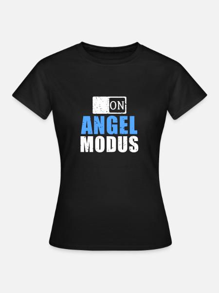 Angeln - Frauen T-Shirt - Schwarz