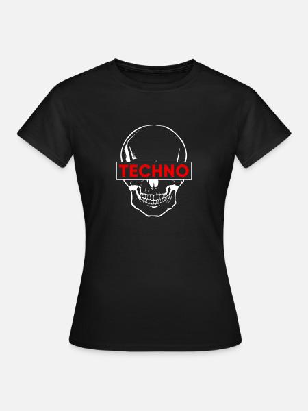 Techno Party - Women's T-Shirt - black