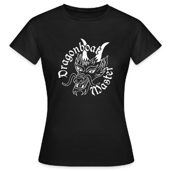 Maître de bateau dragon tête de dragon - T-shirt Femme - noir - Devant - AI Model Female 172 dark (172cm)