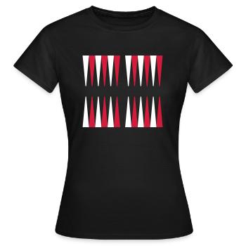 jacquet - T-shirt Femme - noir - Devant - AI Model Female 172 dark (172cm)