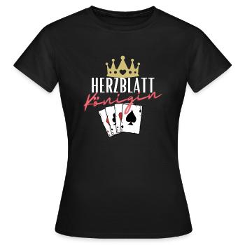 Sweetheart Queen - Women's T-Shirt - black - Front - AI Model Female 172 dark (172cm)