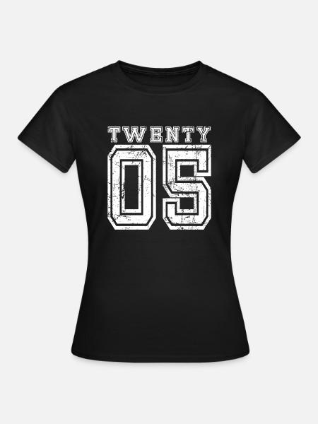 Twenty 2005 - Frauen T-Shirt - Schwarz