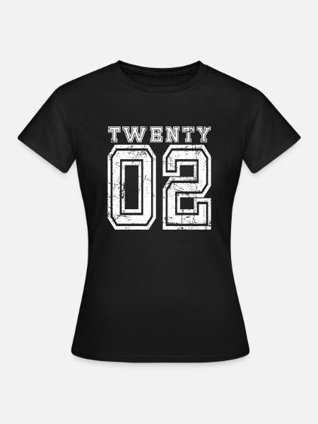 Twenty 2002 - Frauen T-Shirt - Schwarz