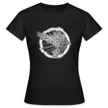 Verletze nicht die Raven - Frauen T-Shirt - Schwarz - Vorne - AI Model Female 172 dark (172cm)