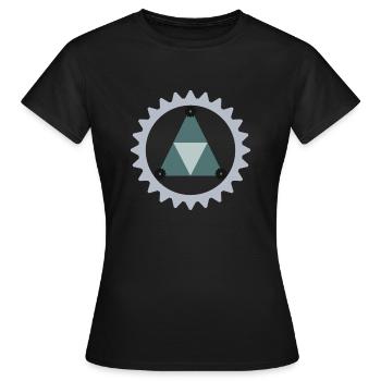 Cadeau de vérité  - T-shirt Femme - noir - Devant - AI Model Female 172 dark (172cm)