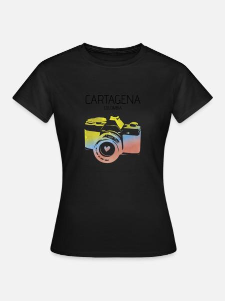 Colombia, Cartagena - Women's T-Shirt - black