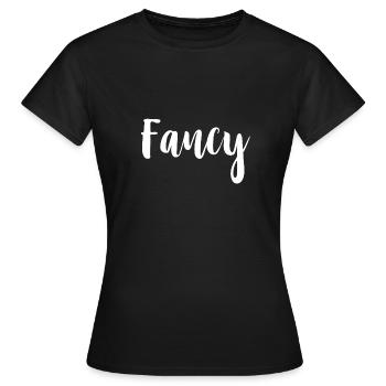 blanc Fantaisie - T-shirt Femme - noir - Devant - AI Model Female 172 dark (172cm)