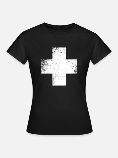 SHAPES FORMEN GRUNGE - Frauen T-Shirt - Schwarz