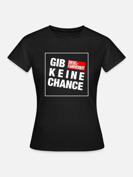 Diesel - Fahrverbot - Frauen T-Shirt - Schwarz