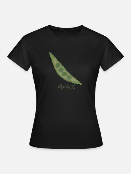 Peas - Frauen T-Shirt - Schwarz