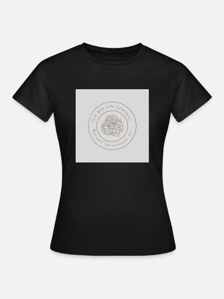 “Ich bin ein Gewinn!” - Frauen T-Shirt - Schwarz