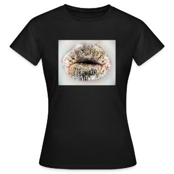 metalickiss - Frauen T-Shirt - Schwarz - Vorne - AI Model Female 172 dark (172cm)