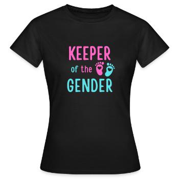 Gardien du genre - T-shirt Femme - noir - Devant - AI Model Female 172 dark (172cm)