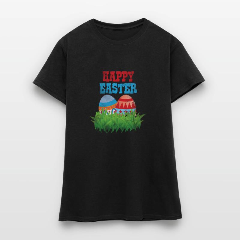 Easter Easter Eggs Easter Bunny Jesus Easter Christian Women's T-Shirt