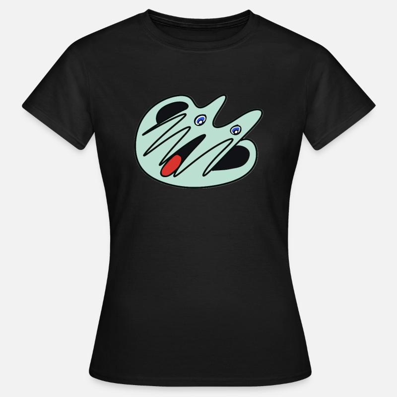 Comic-Geist-smag - Frauen T-Shirt - Schwarz