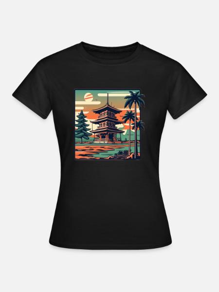 Japanese - Frauen T-Shirt - Schwarz