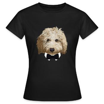 Sir Labradoodle - Women's T-Shirt - black - Front - AI Model Female 172 dark (172cm)