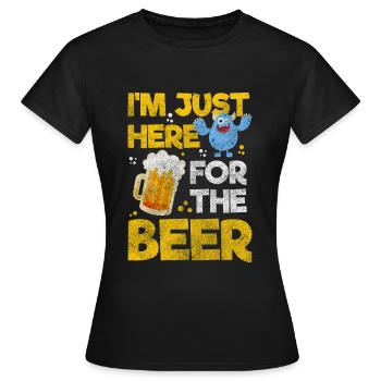 Monster Creature Terrible Disguise - Women's T-Shirt - black - Front - AI Model Female 172 dark (172cm)