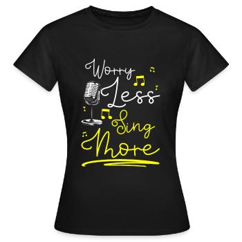 Art musicien - T-shirt Femme - noir - Devant - AI Model Female 172 dark (172cm)