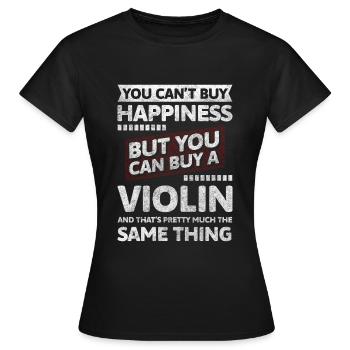 Musiker Künstler Klassik Sinfonie - Frauen T-Shirt - Schwarz - Vorne - AI Model Female 172 dark (172cm)