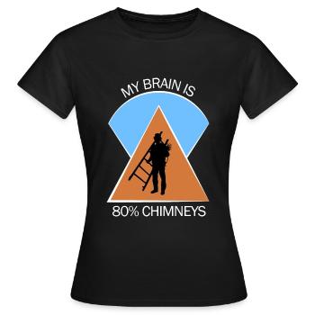 Chimney Sweep Chimney Sweep - Women's T-Shirt - black - Front - AI Model Female 172 dark (172cm)