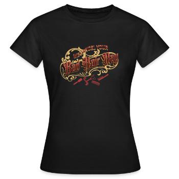 Bad Hair - Frauen T-Shirt - Schwarz - Vorne - AI Model Female 172 dark (172cm)