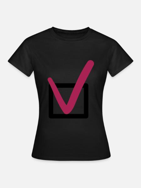 Häkchen - Frauen T-Shirt - Schwarz