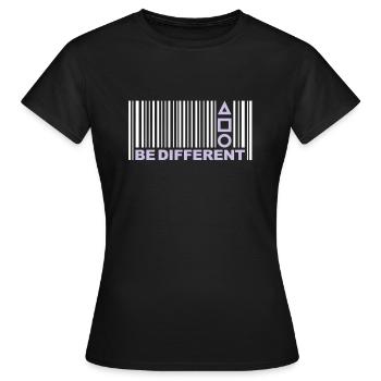Barcode - Frauen T-Shirt - Schwarz - Vorne - AI Model Female 172 dark (172cm)