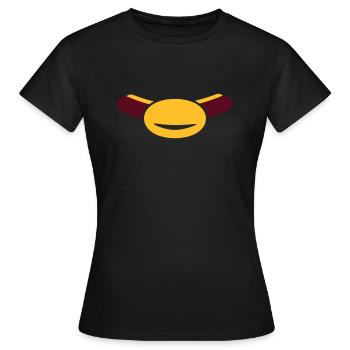 Bratwurst - Frauen T-Shirt - Schwarz - Vorne - AI Model Female 172 dark (172cm)